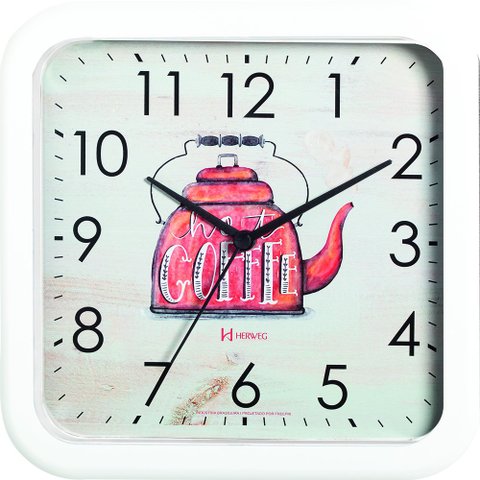 Relógio Parede 23cm Cozinha Herweg 660052