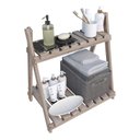 Ver imagem 2 de Prateleiras Pinus Estante Baixa Revistas Livros Biblioteca Technox Morrom