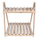 Ver imagem 1 de Prateleiras Pinus Estante Baixa Revistas Livros Biblioteca Technox Morrom