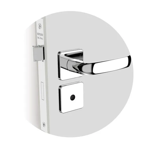 Fechadura Banheiro Ícaro Way Cromada (Com 2 Chaves) Soprano