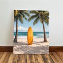 Ver imagem 4 de Kit3 Quadro Decorativo Praia Surf Praia Mar Verão Hotel Sala 28x20cm