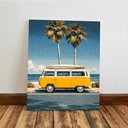 Ver imagem 5 de Kit3 Quadro Decorativo Praia Surf Praia Mar Verão Hotel Sala 28x20cm