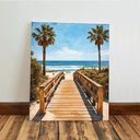 Ver imagem 6 de Kit3 Quadro Decorativo Praia Surf Praia Mar Verão Hotel Sala 28x20cm