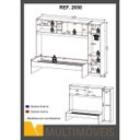 Ver imagem 4 de Guarda-Roupa 2650 com Módulo Aéreo e Cama de Solteiro