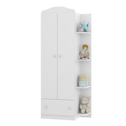Guarda-Roupa de Bebê 2 Portas 1 Gaveta Confete Plus Flex Color - 2 Guarda-Roupa de Bebê 2 Portas 1 Gaveta Confete Plus Flex Color - 2