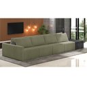 Ver imagem 2 de Sofá Ilha 4 Lugares Living 512cm Modulado Sala Lary Bouclê Verde/pu Pto K01 - D'Rossi