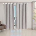 Ver imagem 1 de Cortina Blackout PVC Prata com Voil 2,80 M x 2,30 M - Cinza