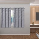 Ver imagem 1 de Cortina em Tecido Jacquard 2,70 m x 1,60 m:Cinza