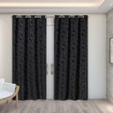 Ver imagem 1 de Cortina em Tecido Jacquard 2,70 m x 2,30 m:Preto
