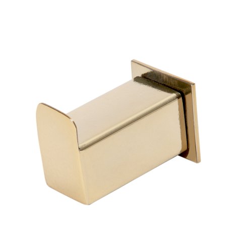 Cabide de Parede Banheiro 4,5cm em Aço Inox Dourado Linha Larissa Stainless