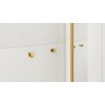 Cabide de Parede Banheiro 4,5cm em Aço Inox Dourado Linha Larissa Stainless - 4