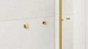 Ver imagem 4 de Cabide de Parede Banheiro 4,5cm em Aço Inox Dourado Linha Larissa Stainless