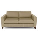 Ver imagem 2 de Sofá Sala de Estar Living 3 Lugares 260cm Presley Pés Madeira Couro Bege G52 - Gran Belo
