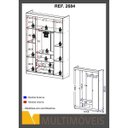 Ver imagem 4 de Guarda-Roupa 4 Portas 2 Gavetas Bambolê