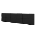 Ver imagem 1 de Cabeceira Cama Casal Queen México 1,60 Box Estofada - Preto Suede
