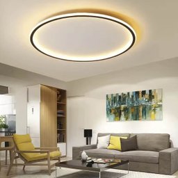 Luminaria Led Paflon 3 Tons Sobrepor Teto Iluminaçao Decoraçao Sala Estar Casa Quarto Loja Empresa C - 1
