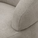 Ver imagem 3 de Poltrona Decorativa Giratória Sala de Estar Living Seven F04 Bouclê Castor - Lyam Decor