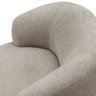 Poltrona Decorativa Giratória Sala de Estar Living Seven F04 Bouclê Castor - Lyam Decor - 4