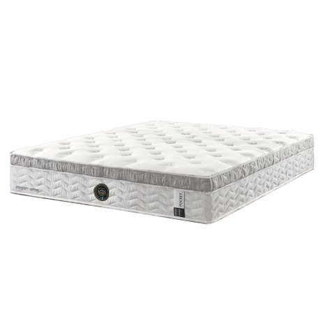 Colchão Solteirão Latex Foam Solteiro King de Látex Pocket Médio - 96x203cm - Sem Opcionais