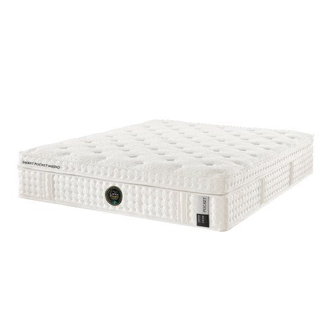 Colchão King Latex Foam Super de Látex Smart Pocket Médio - 193x203cm - Sem Opcionais