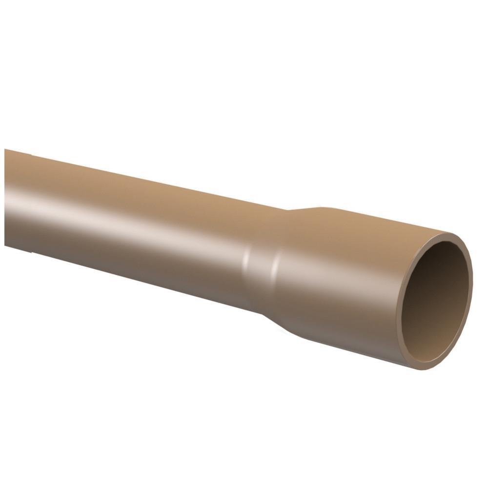 Tubo PVC Para Água Fria Soldável Marrom 3/4" 25mm 6 Metros - 10.12.025.0 - TIGRE
