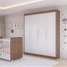 Guarda-Roupa Infantil 2669 4 Portas e 3 Gavetas Linha Mandolate Plus Multimoveis - 3