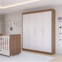 Ver imagem 3 de Guarda-Roupa Infantil 2669 4 Portas e 3 Gavetas Linha Mandolate Plus Multimoveis