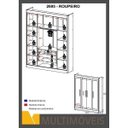 Ver imagem 4 de Guarda-Roupa Infantil 2669 4 Portas e 3 Gavetas Linha Mandolate Plus Multimoveis