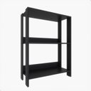 Ver imagem 2 de Aparador Cantinho do Café para Hall de Entrada ou Cozinha - Preto