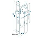 Ver imagem 3 de Fechadura Soprano Icaroway Reta Banheiro Cromado Ros24 40x53