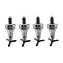 Ver imagem 5 de Porta Bebidas Dispenser Bar Butler Whisky Pinga Vodka Dosador Giratório Aço Inoxidável 4 Garrafas