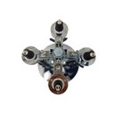 Ver imagem 4 de Porta Bebidas Dispenser Bar Butler Whisky Pinga Vodka Dosador Giratório Aço Inoxidável 4 Garrafas