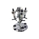 Ver imagem 1 de Porta Bebidas Dispenser Bar Butler Whisky Pinga Vodka Dosador Giratório Aço Inoxidável 4 Garrafas