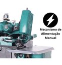 Ver mais imagens de Overlock Motor Acoplado+base de Madeira+13 Itens