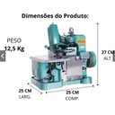 Ver imagem 4 de Overlock Motor Acoplado+base de Madeira+13 Itens
