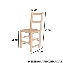 Kit 10 Cadeiras de Palha - 8