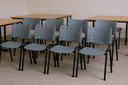 Ver imagem 1 de Kit 12 Cadeiras Iso Fixa Empilhável Escola Igreja Salão:branco