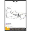Ver imagem 3 de Mini Cama Infantil 2667 Linha Nuvem