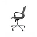 Ver imagem 3 de Kit 2 Cadeiras de Escritório Baixa Tela Mesh P/120kg Preto