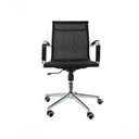 Ver imagem 5 de Kit 2 Cadeiras de Escritório Baixa Tela Mesh P/120kg Preto