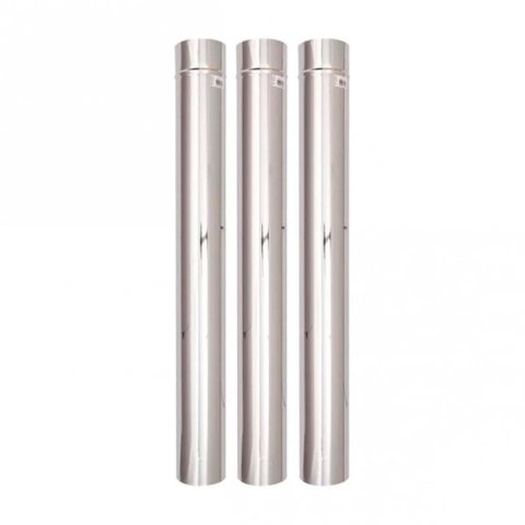 Kit Cano Chaminé Inox 200mm + Chapéu + Joelho 90º - Volpato