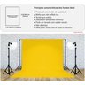 Tecido Fundo Infinito Fotográfico Chroma Key 1,78 X 2,20m Amarelo Ouro - 2