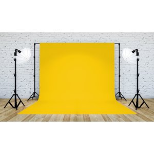 Tecido Fundo Infinito Fotográfico Chroma Key 1,78 X 2,20m Amarelo Ouro