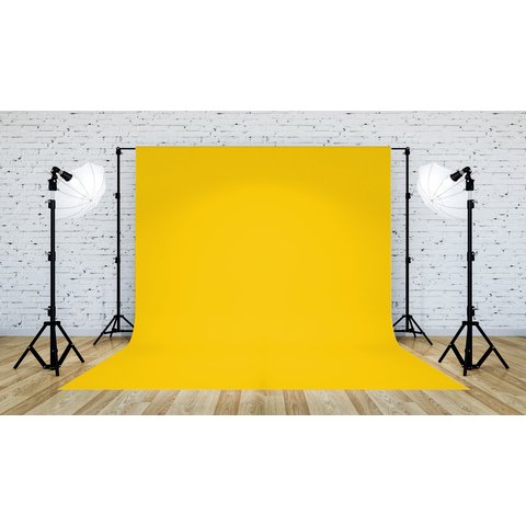 Tecido Fundo Infinito Fotográfico Chroma Key 1,78 X 2,20m Amarelo Ouro
