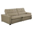 Ver imagem 2 de Sofa Retratil Reclinavel 2 Lugares 270cm Veludo Andreia