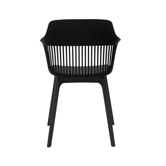 Ver imagem 4 de Kit 05 Cadeiras Marcela Preta Sala Cozinha Jantar Preto