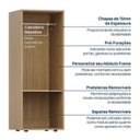Ver imagem 5 de Guarda Roupa 6 Módulos 6 Portas 6 Gavetas Frame CabeCasa MadeiraOriginals