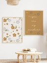 Ver imagem 1 de Kit 2 Quadros Decorativos Infantil Flores Sunshine No1