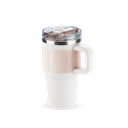 Ver imagem 2 de Copo com Canudo Flip Straw Quencher Stanley Protour 591ml - Rose Quartz