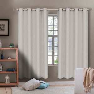 Cortina Veneza 9571 Nude Duas Fibras 1,70X2,60M - BecaDecor